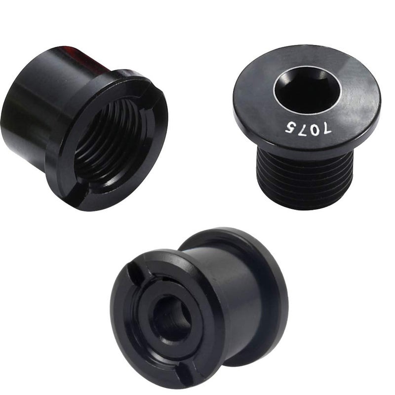 Saipor Saiper 10pcs M8 Single Bike Chainring Bolts 7075 Aluminum Alloy Bicycle Crankset Nuts Chainwheel Screws Fit for Road, Mountain, BMX, MTB, Fixie - Image 3